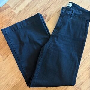 Everlane Black Women's High-Key Flare & Wide Leg Jeans - Lightweight